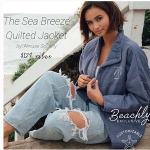 Amuse Society The Sea Breeze Quilted Jacket